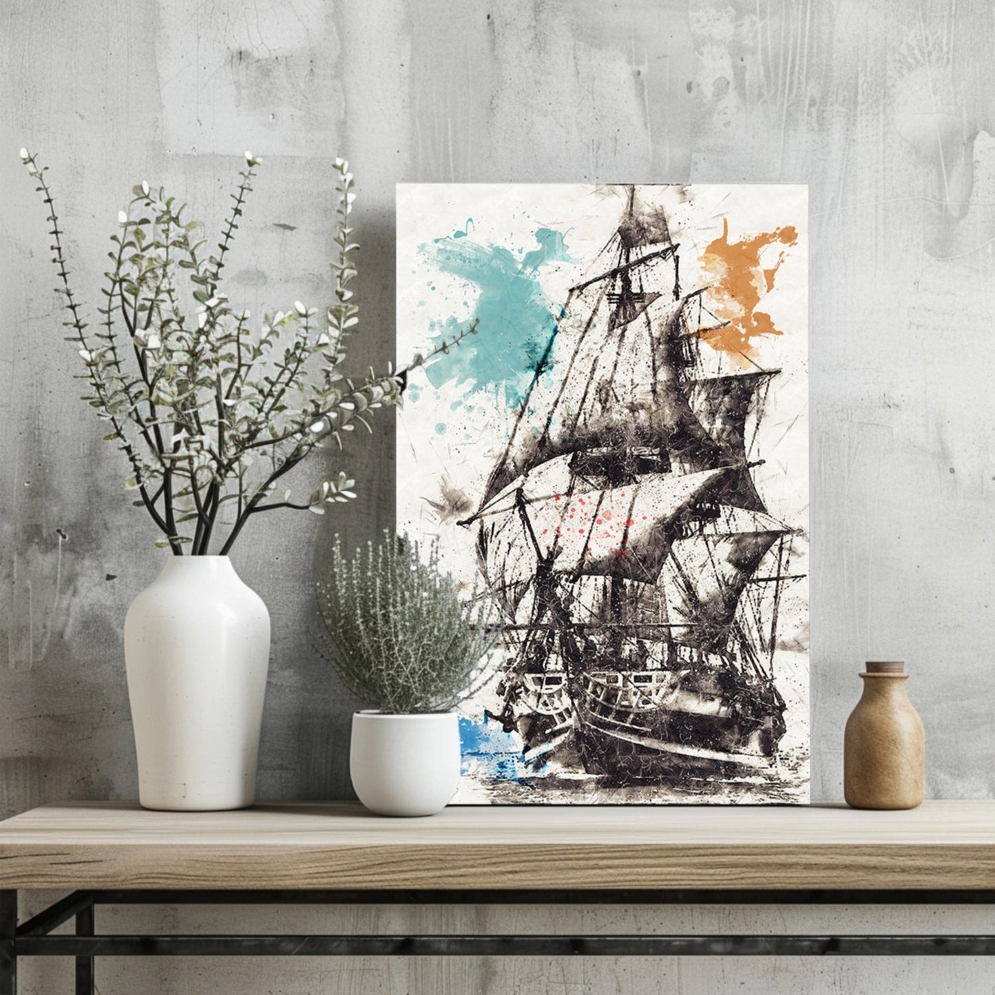 Ship Metal Wall Art