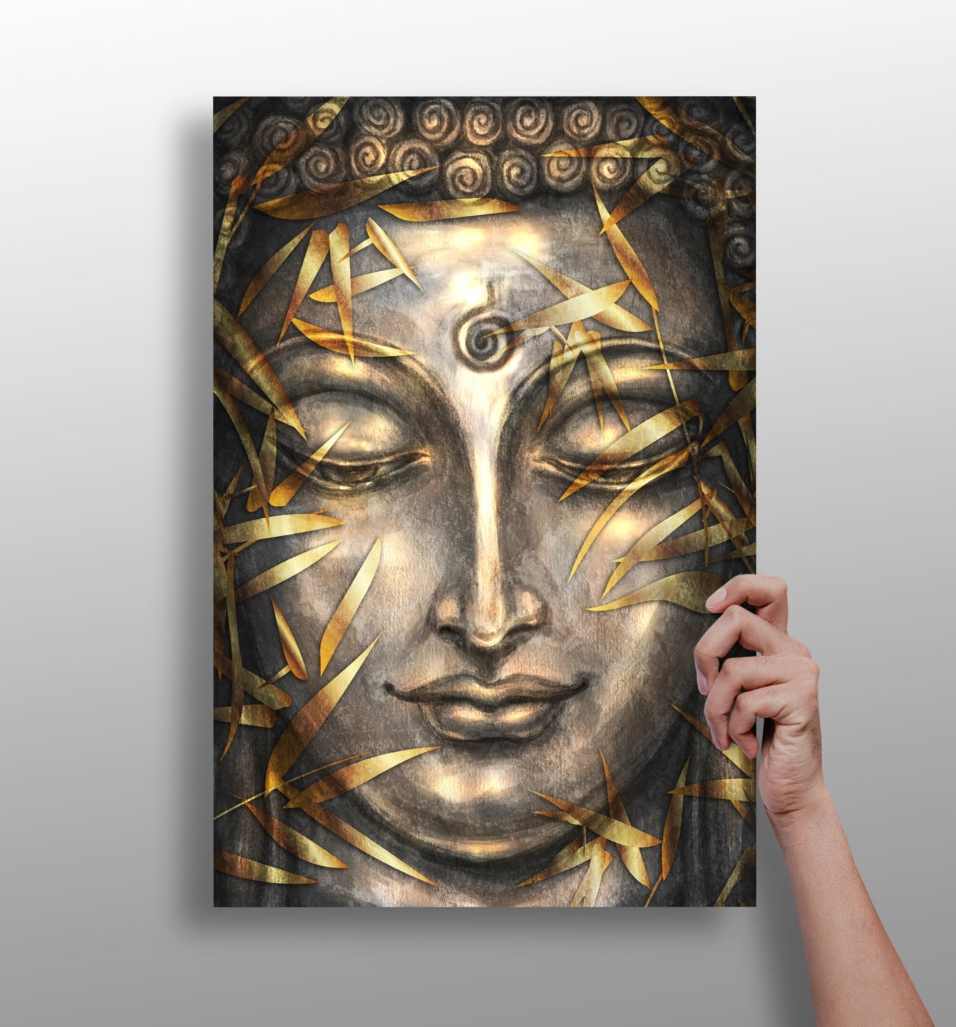 Buddha metal wall art aluminum print