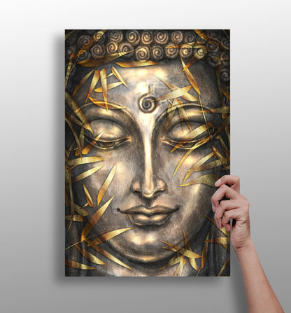 Buddha metal wall art aluminum print