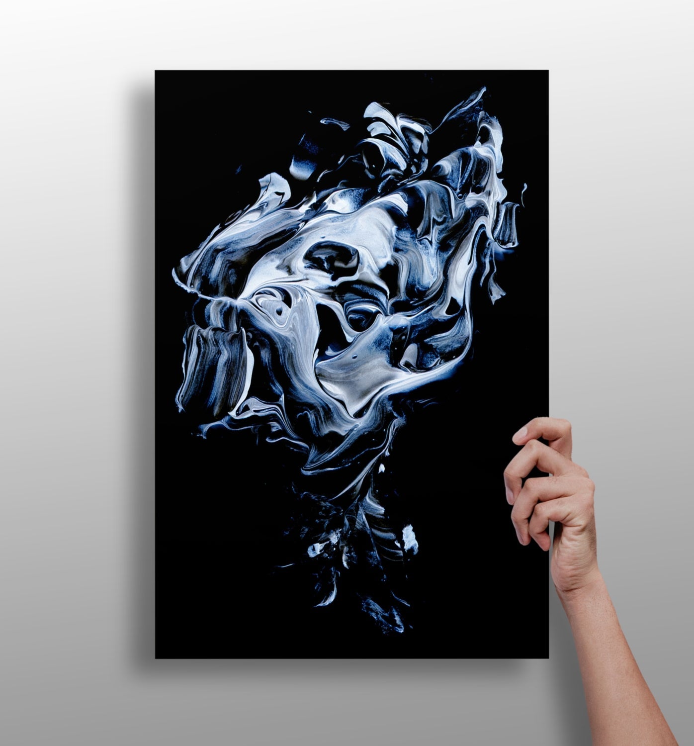 Abstract art aluminum print wall art