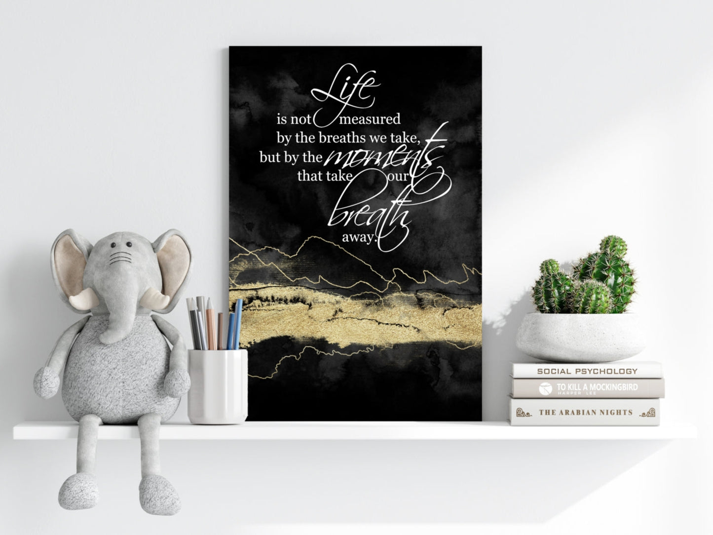 Life Is Metal Wall Art