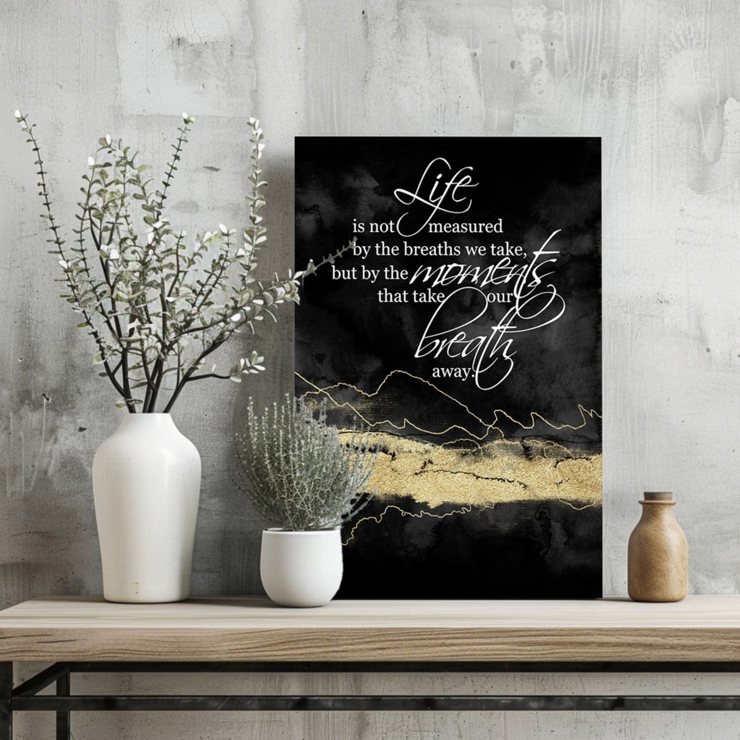 Life Is Metal Wall Art