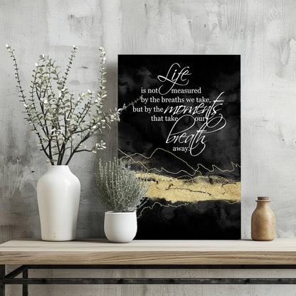 Life Is Metal Wall Art