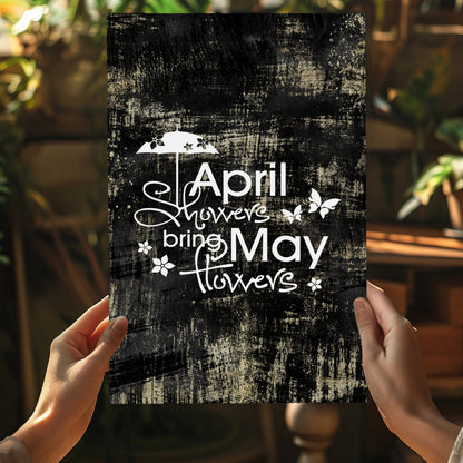 April Showers Metal Wall Art