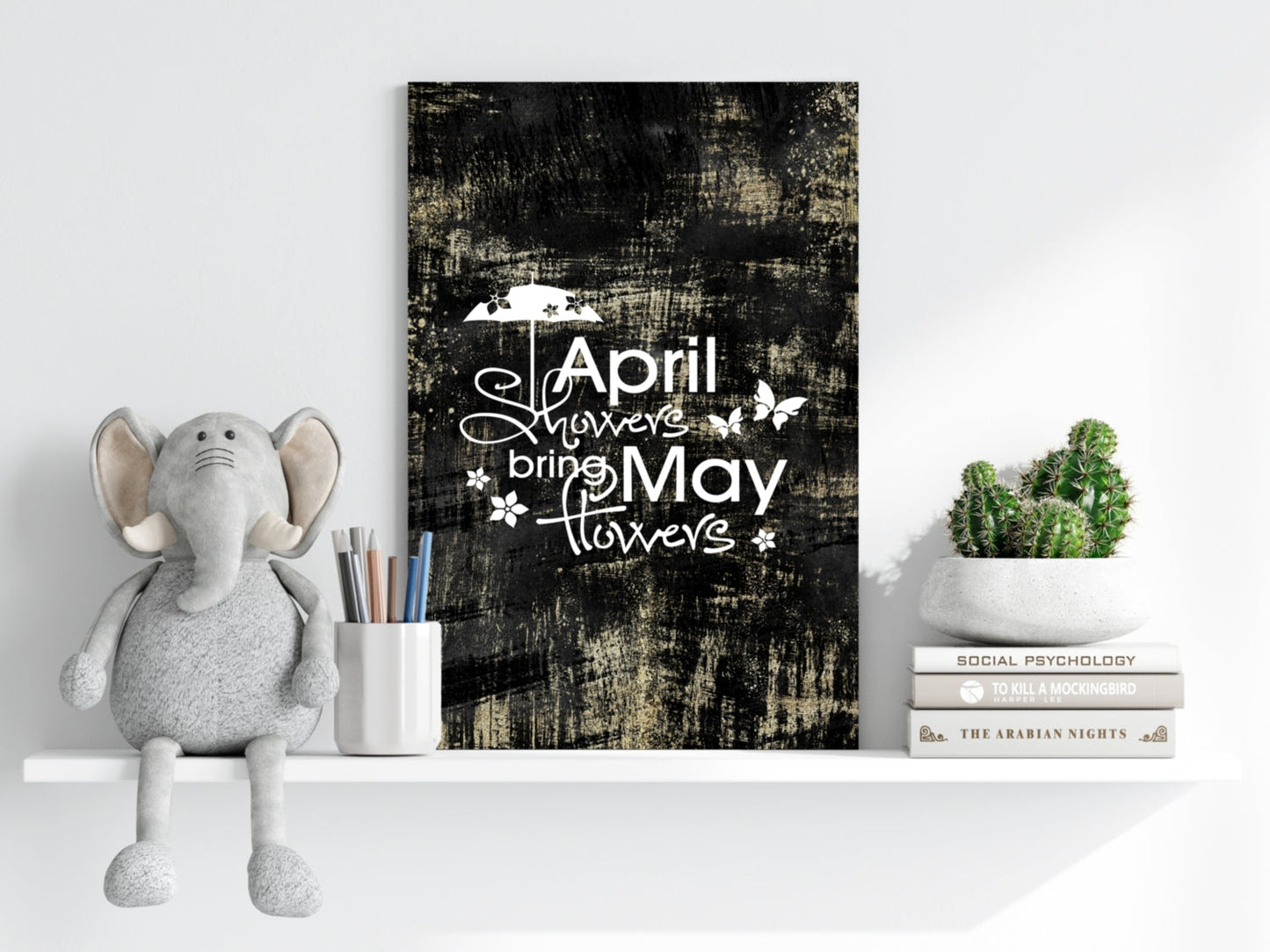 April Showers Metal Wall Art