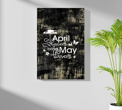 April Showers Metal Wall Art