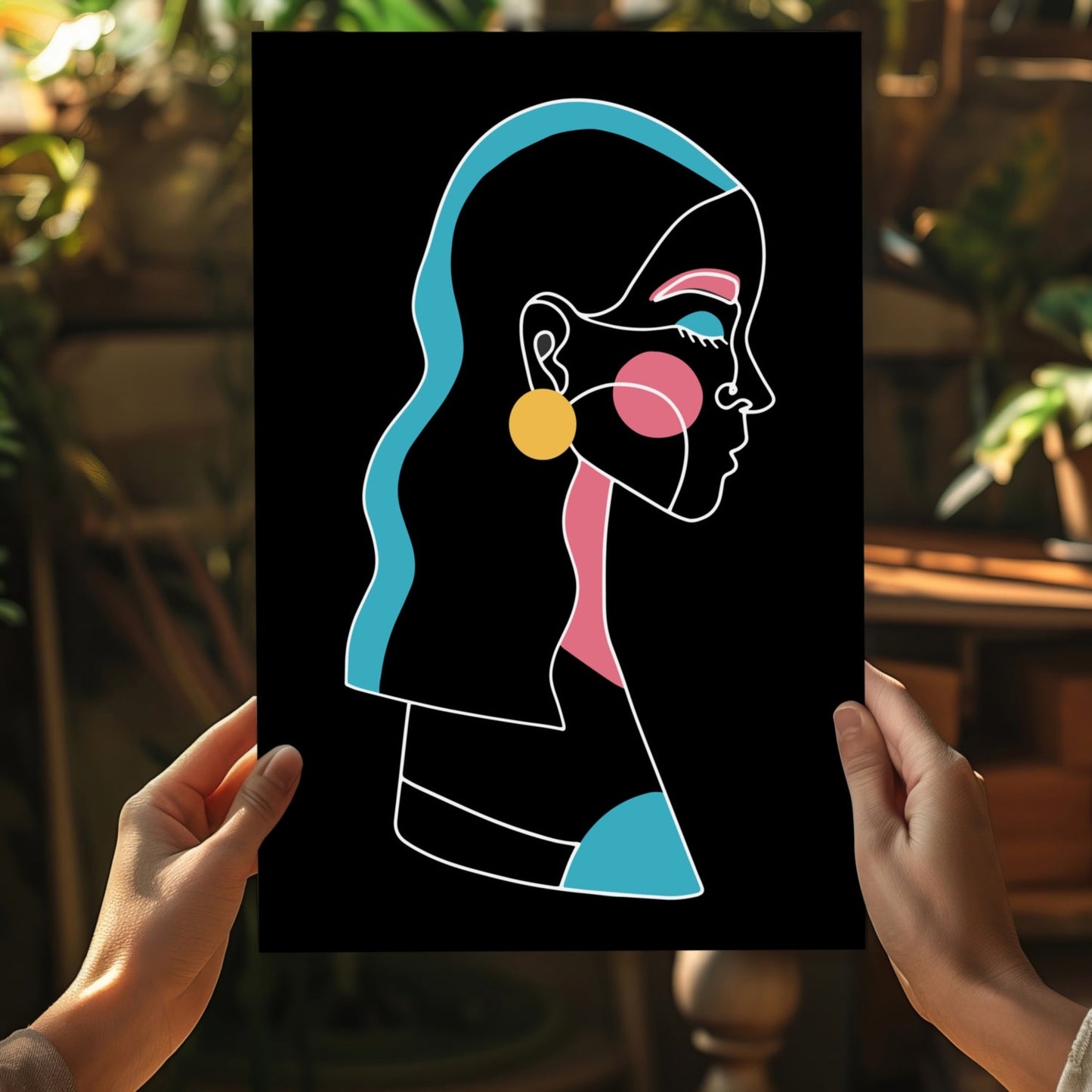 Line Art No. 2 Metal Wall Art