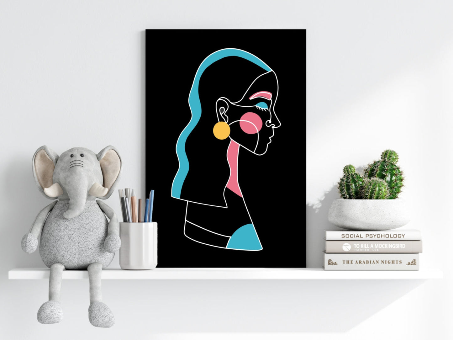 Line Art No. 2 Metal Wall Art