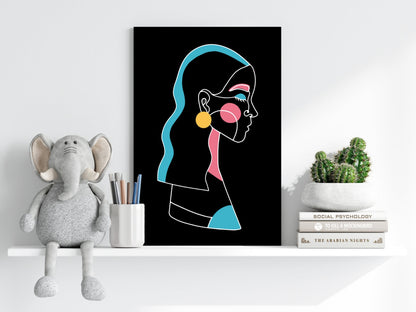 Line Art No. 2 Metal Wall Art