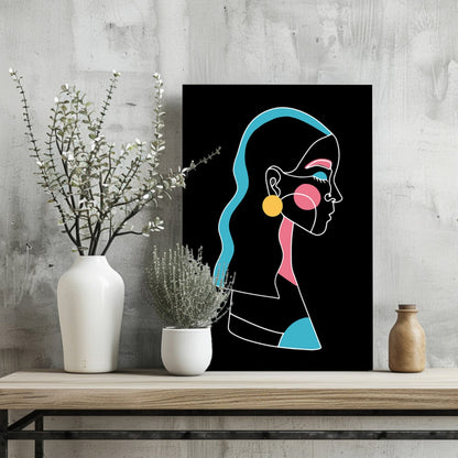 Line Art No. 2 Metal Wall Art