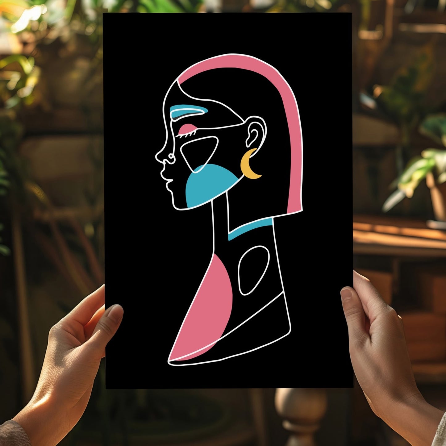 Line Art No. 3 Metal Wall Art