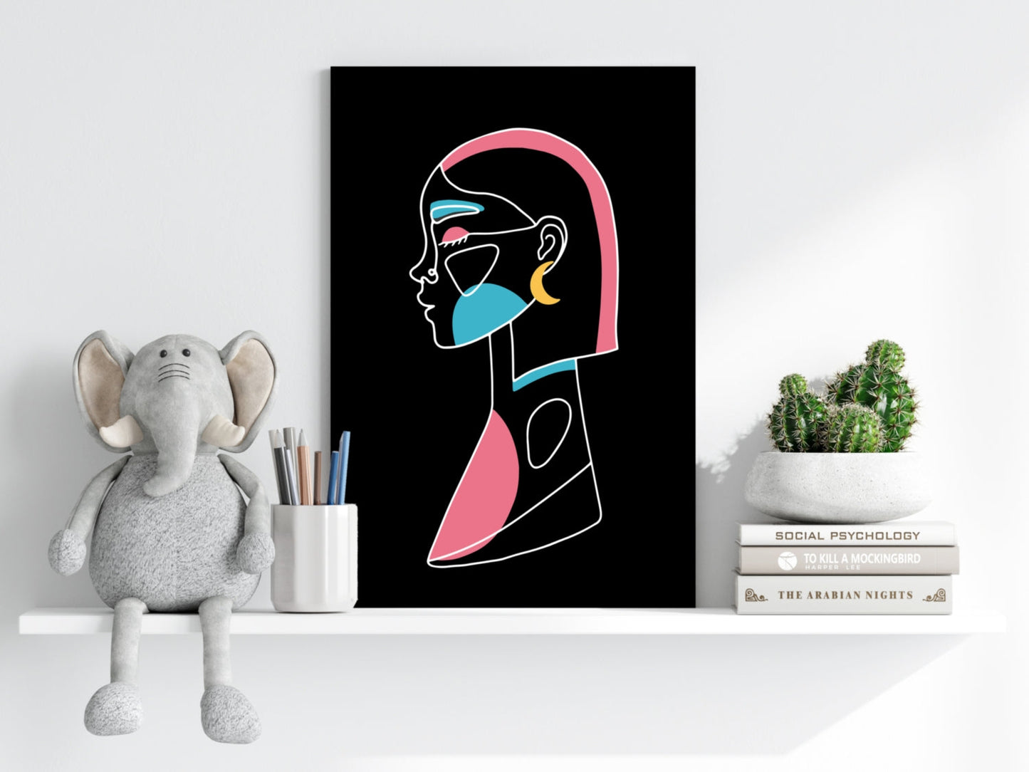 Line Art No. 3 Metal Wall Art