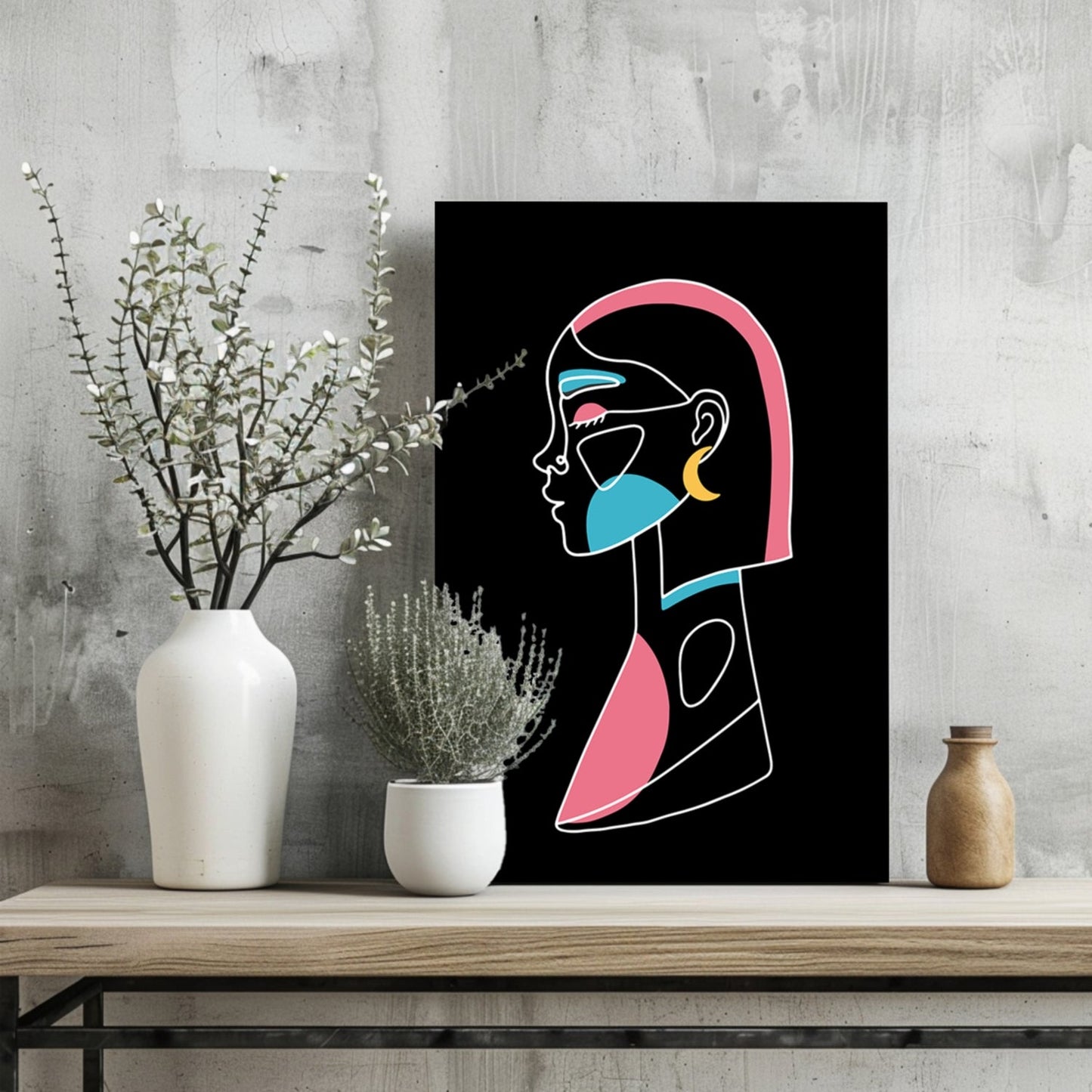 Line Art No. 3 Metal Wall Art