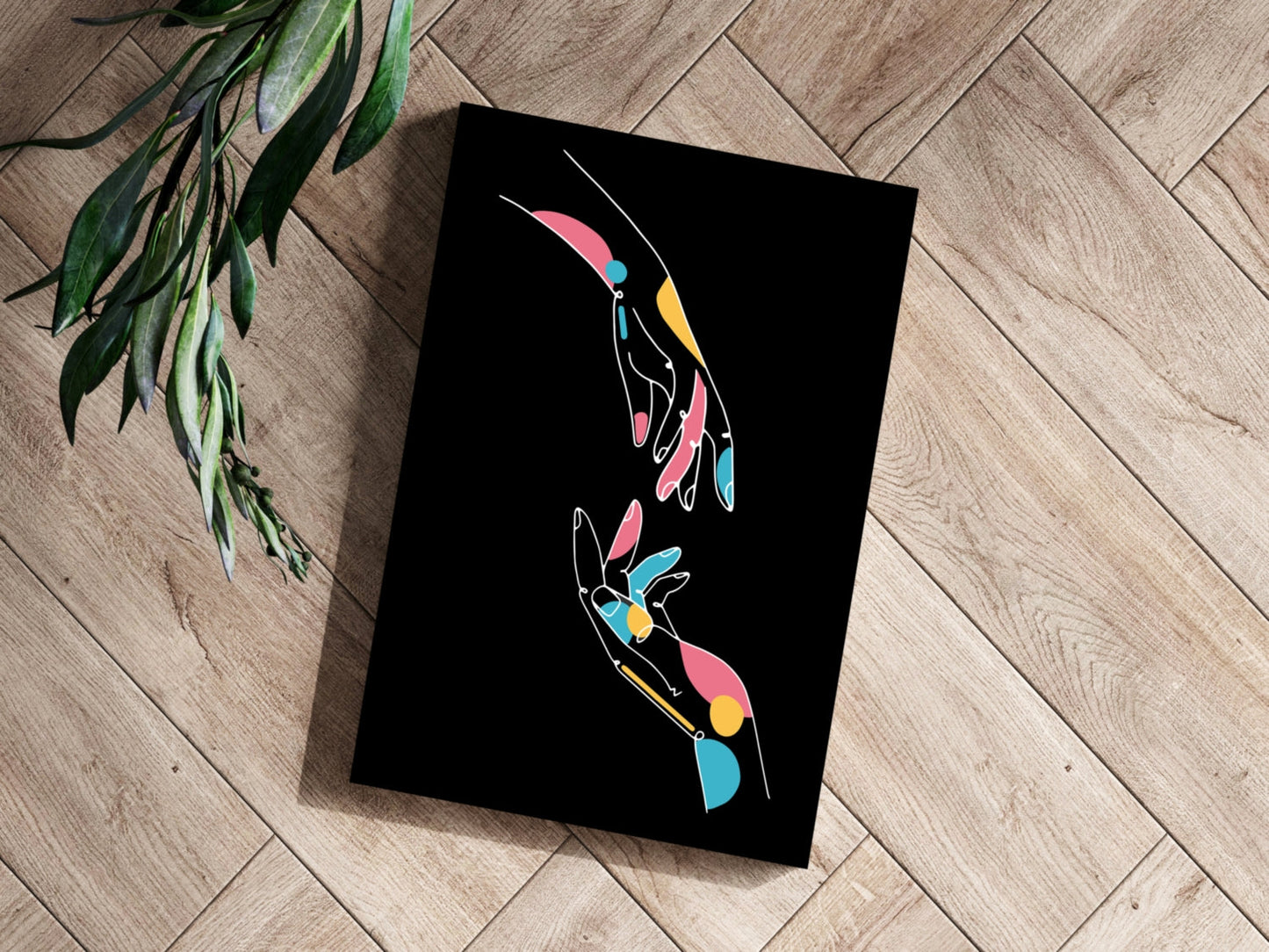 Line Art V5 Metal Wall Art
