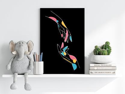Line Art V5 Metal Wall Art