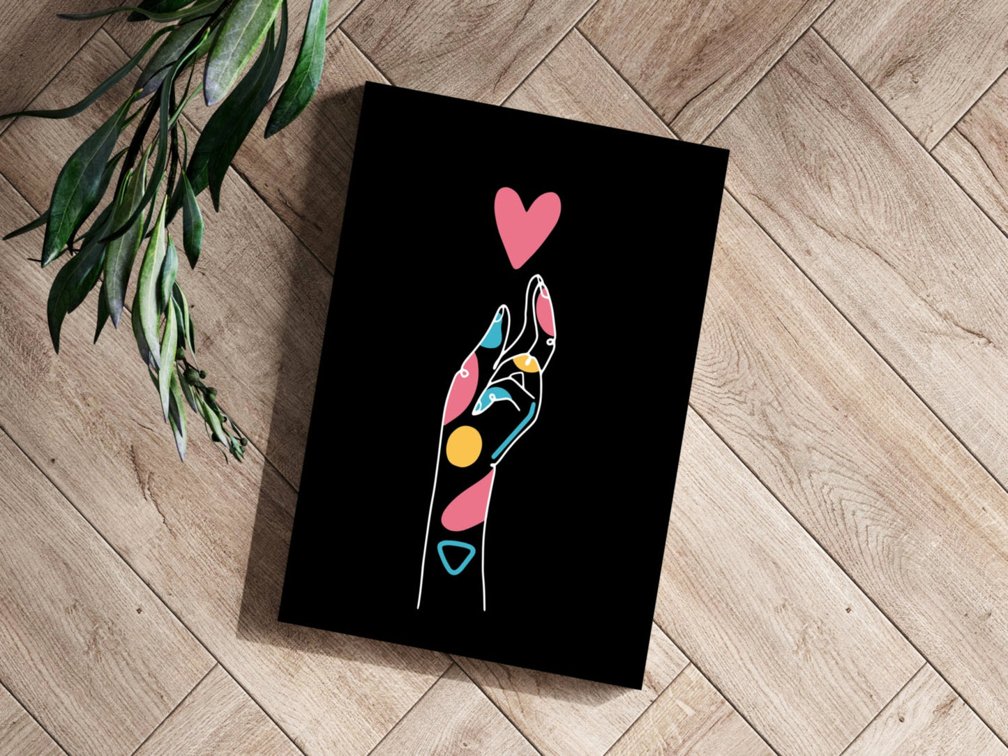 Line Art V8 Metal Wall Art