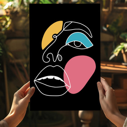 Line Art No. 9 Metal Wall Art