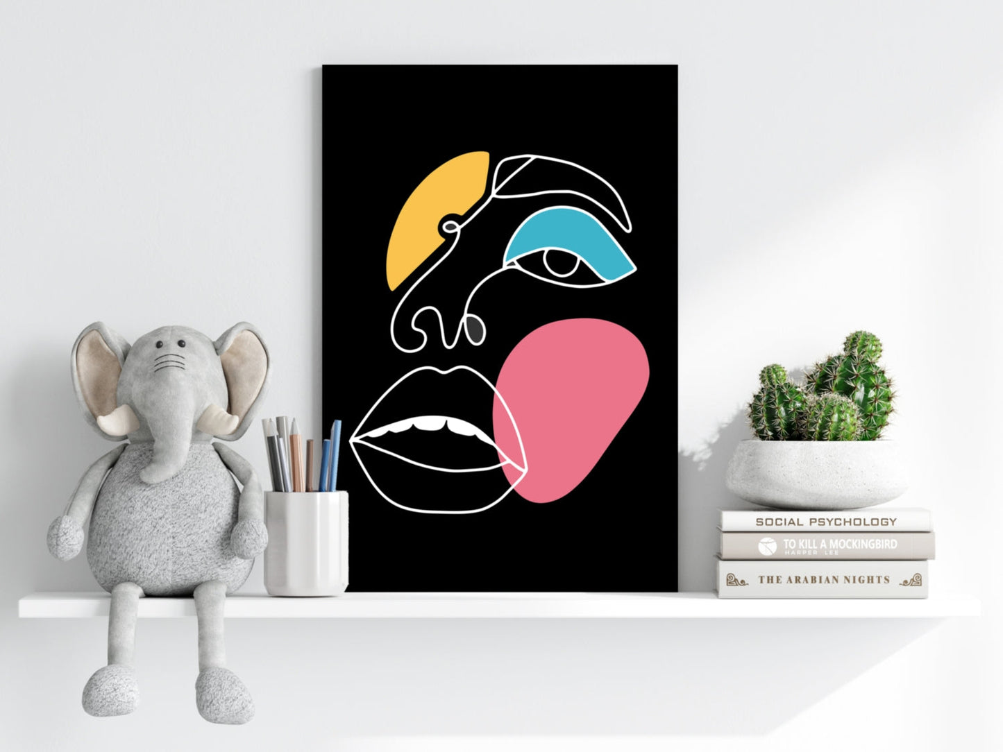 Line Art No. 9 Metal Wall Art