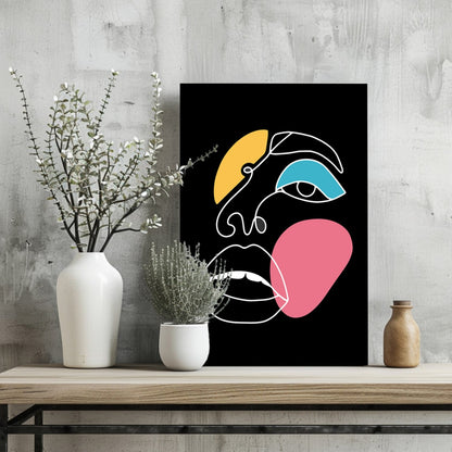 Line Art No. 9 Metal Wall Art
