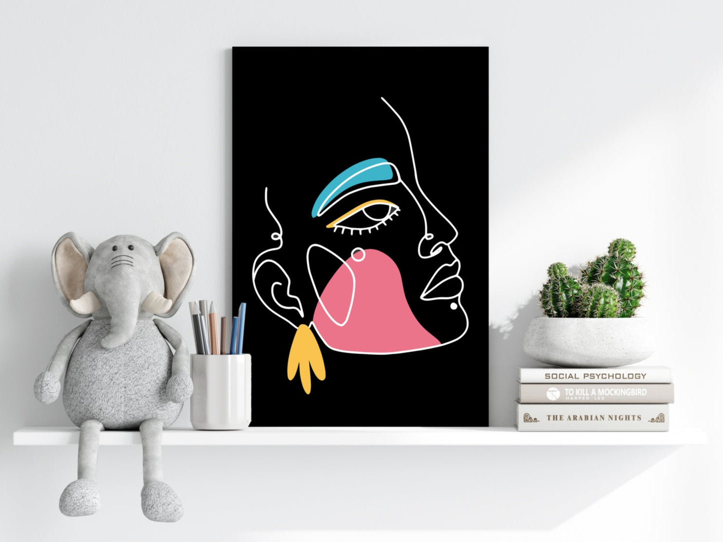 Line Art No. 11 Metal Wall Art