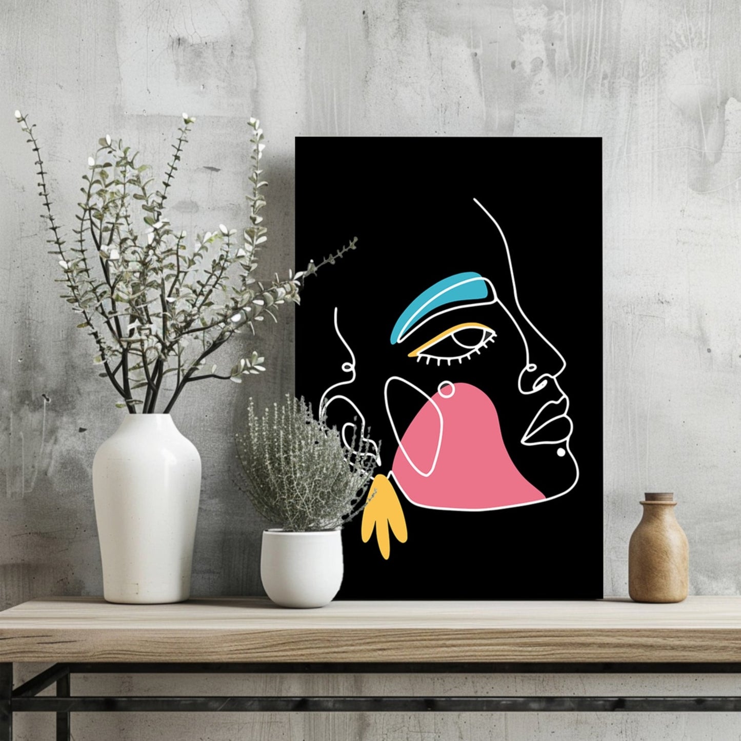 Line Art No. 11 Metal Wall Art