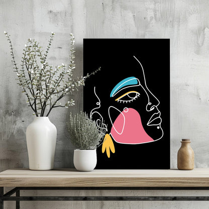 Line Art No. 11 Metal Wall Art