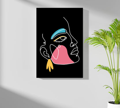 Line Art No. 11 Metal Wall Art