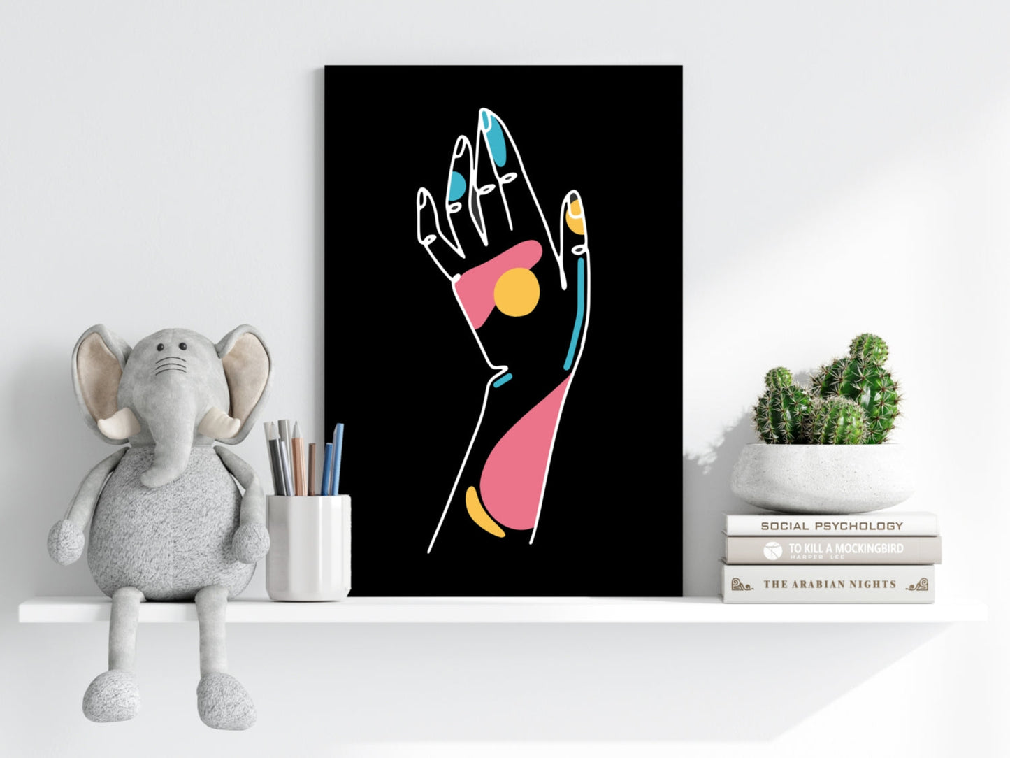 Line Art No. 13 Metal Wall Art