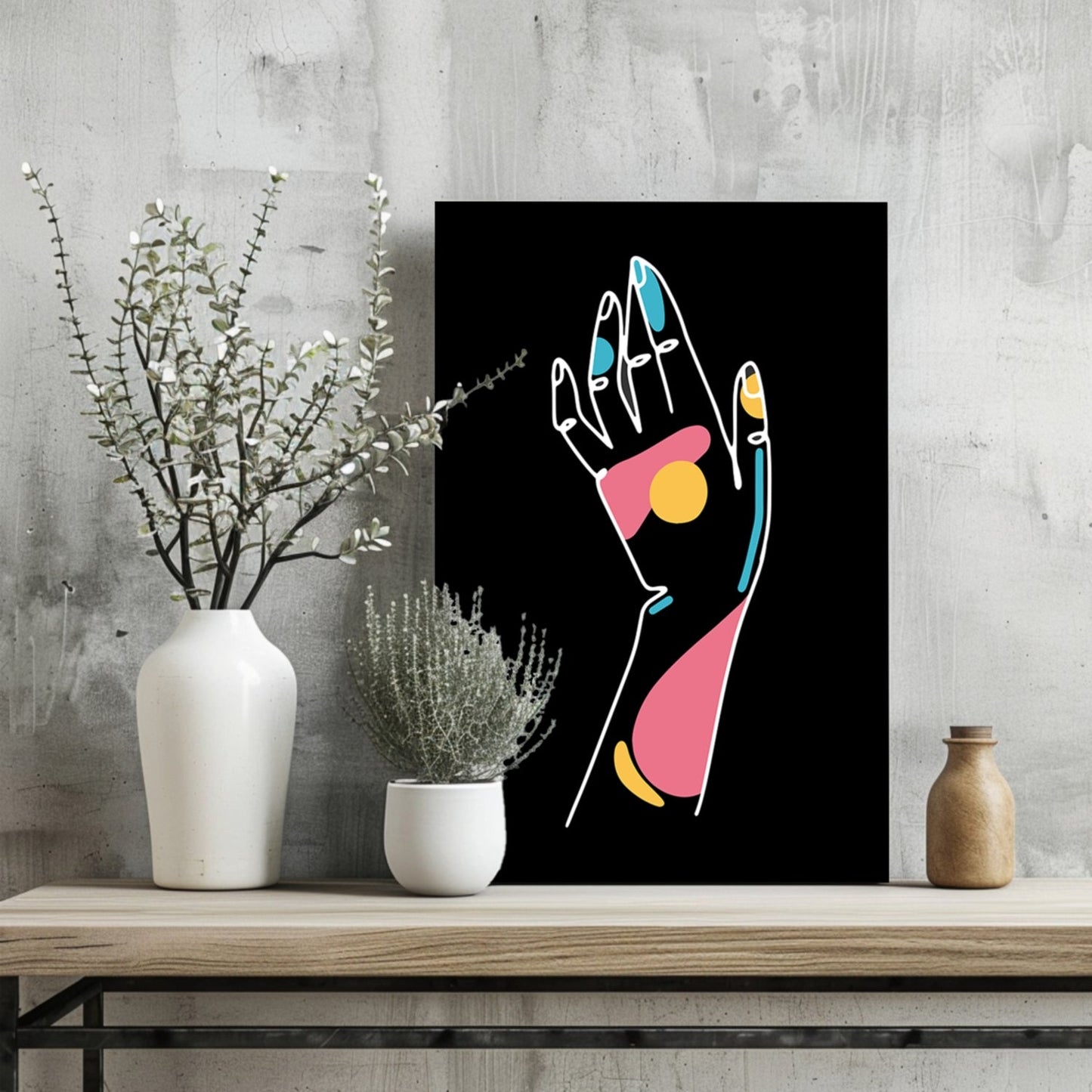 Line Art No. 13 Metal Wall Art