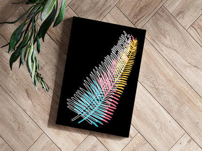 Line Art V14 Metal Wall Art