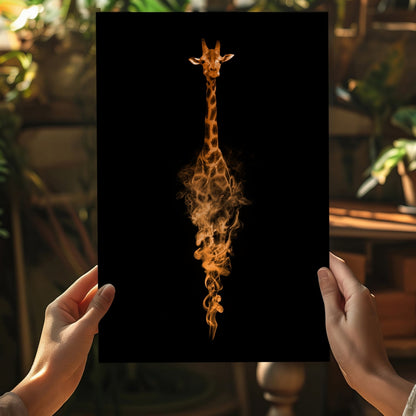 Giraffe Metal Wall Art