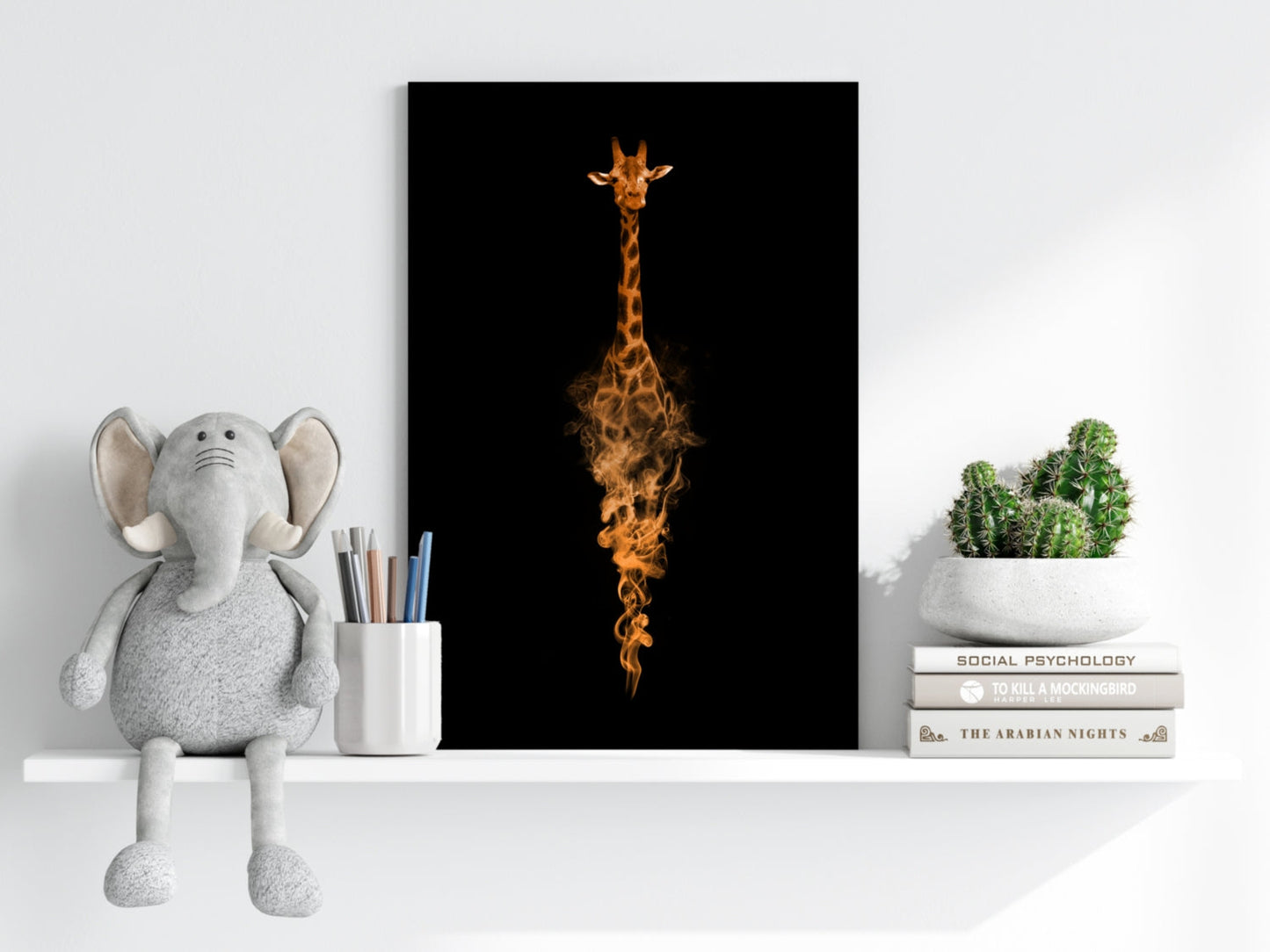 Giraffe Metal Wall Art