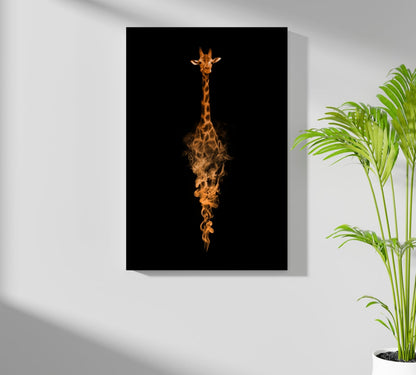 Giraffe Metal Wall Art