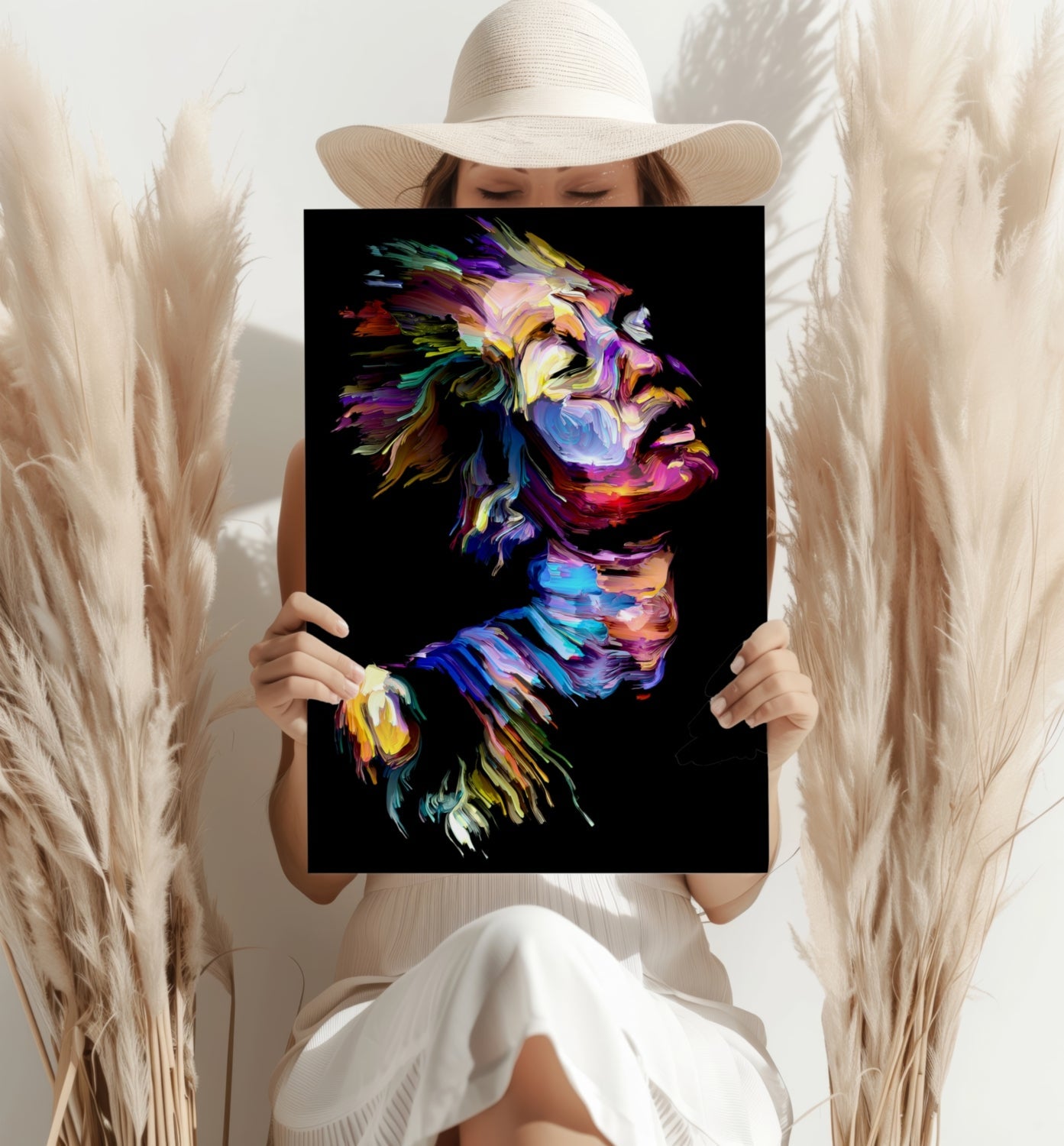 Woman Metal Wall Art