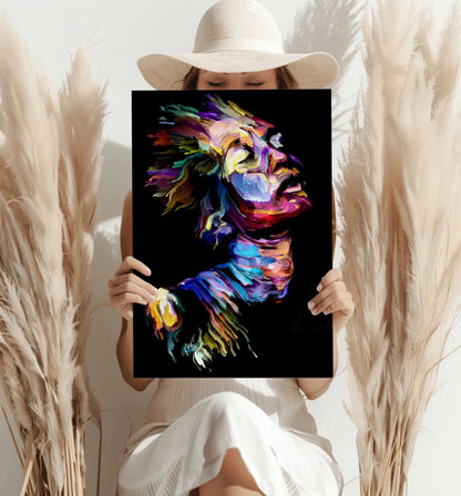 Woman Metal Wall Art
