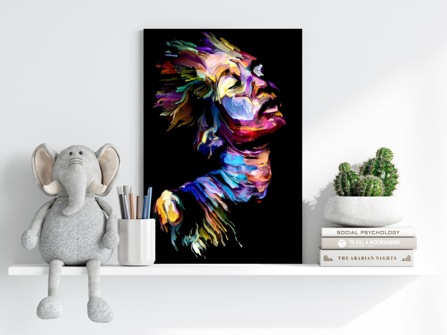 Woman Metal Wall Art