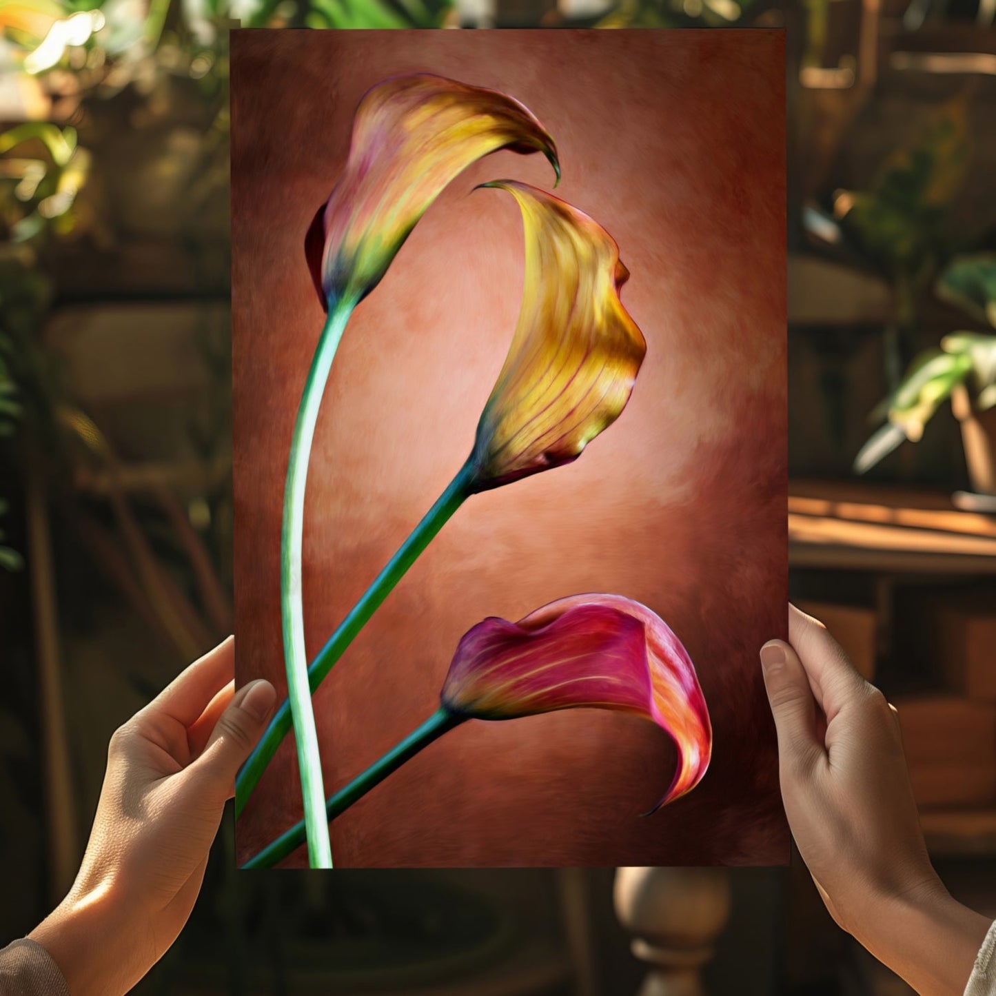 Flowers Metal Wall Art