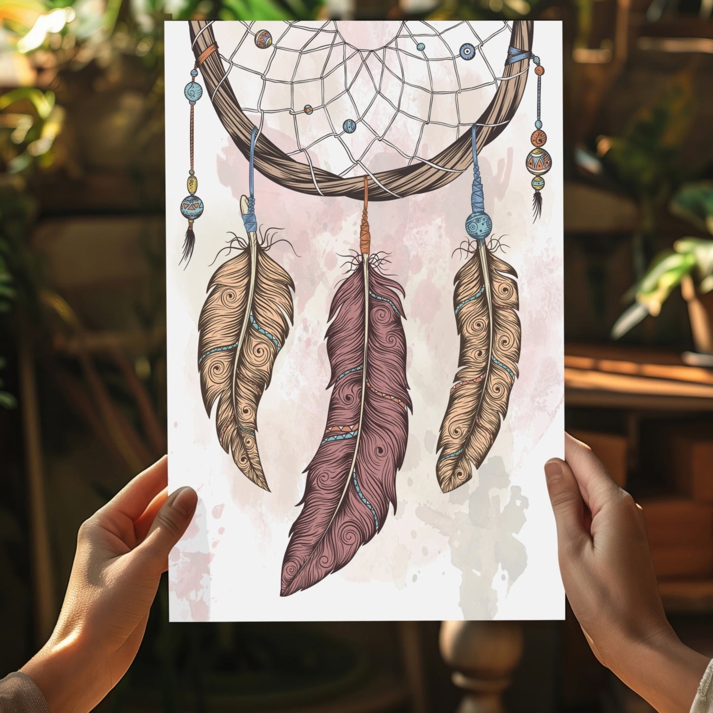 Dreamcatcher Metal Wall Art