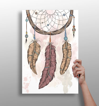 Dreamcatcher Metal Wall Art