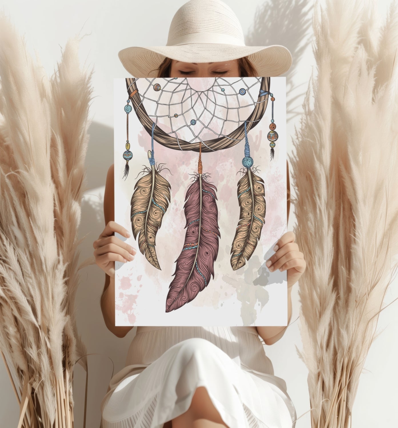 Dreamcatcher Metal Wall Art