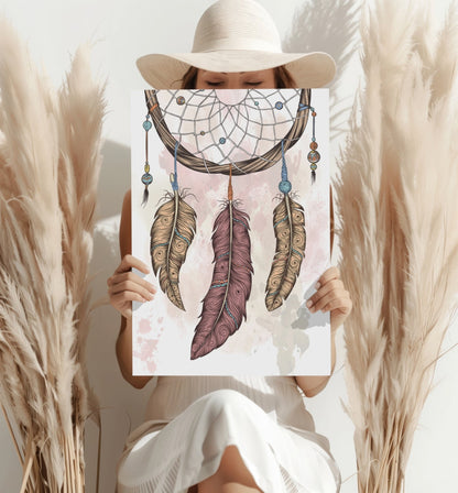 Dreamcatcher Metal Wall Art