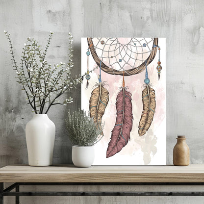 Dreamcatcher Metal Wall Art