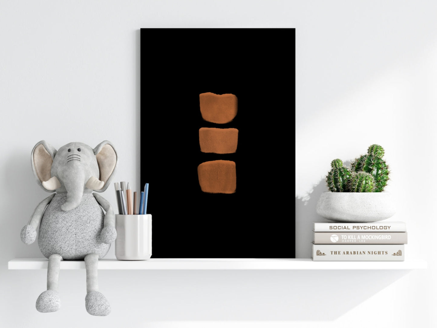 Line Art Shapes IV Metal Wall Art