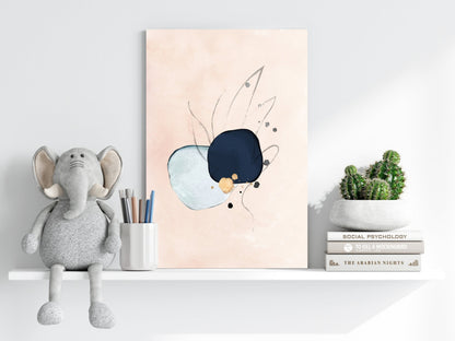 Line Art Shapes No. 6 Metal Wall Art