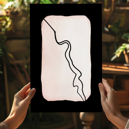 Line Art Shapes VII Metal Wall Art