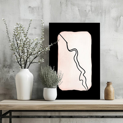Line Art Shapes VII Metal Wall Art