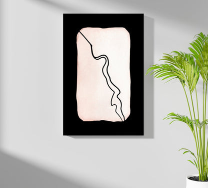 Line Art Shapes VII Metal Wall Art