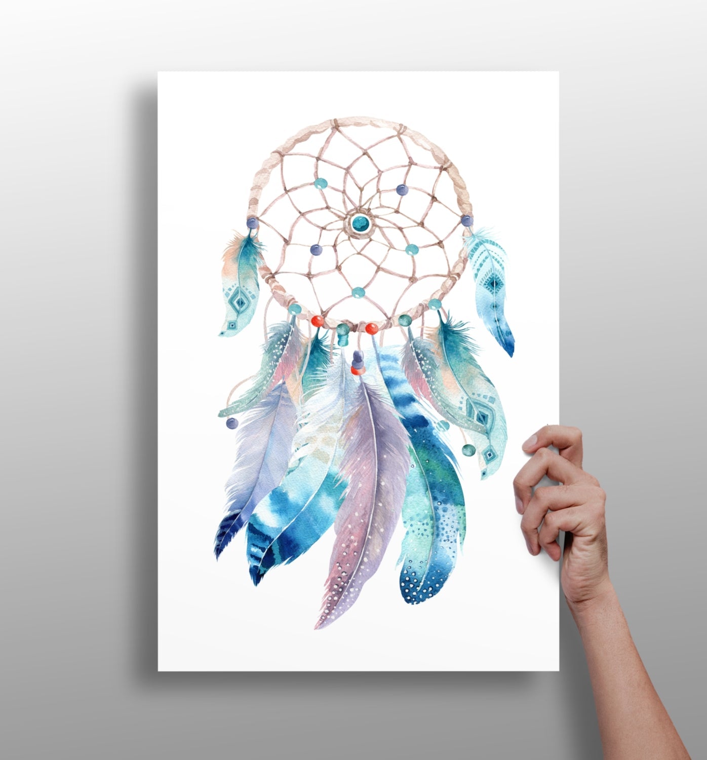 Dreamcatcher aluminum wall art print