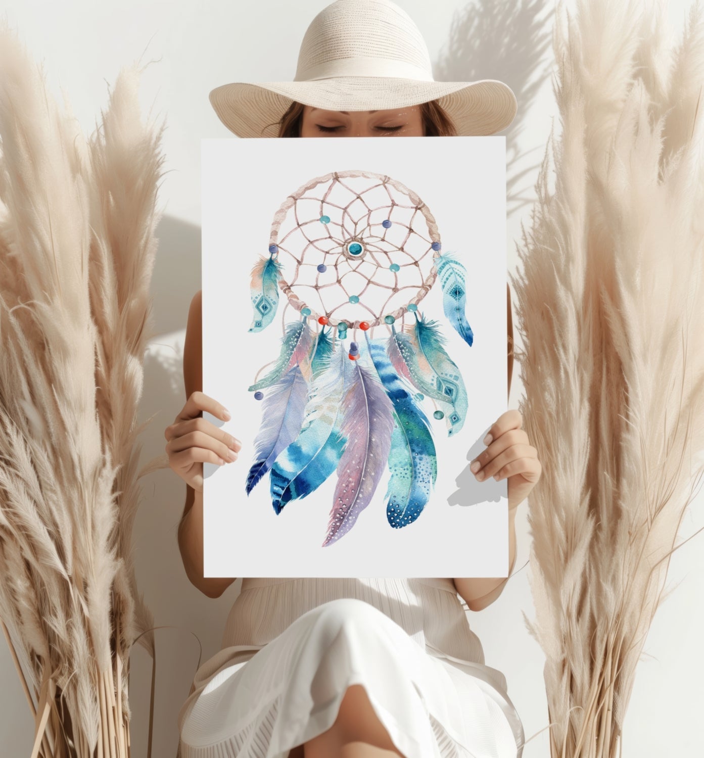 Dreamcatcher Metal Wall Art