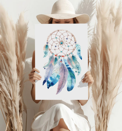 Dreamcatcher Metal Wall Art